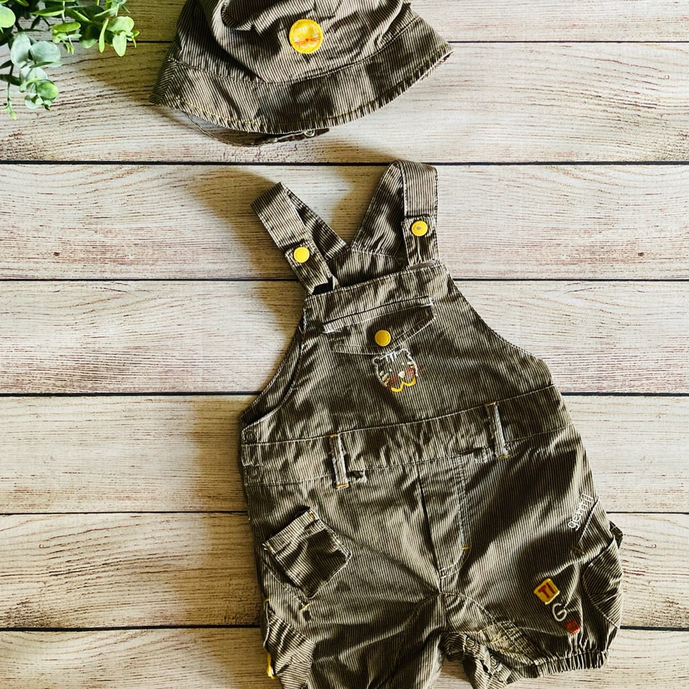 Baby Boy Overalls Set
